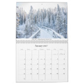 Twee pagina MediumCalendar, Wit Kalender (Jan 2027)
