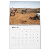 Twee pagina MediumCalendar, Wit Kalender (Mar 2027)