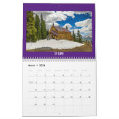 Twee pagina MediumCalendar, Wit Kalender (Mar 2026)