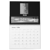 Twee pagina MediumCalendar, Wit Kalender (Jan 2026)