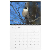 Twee pagina MediumCalendar, Wit Kalender (Jan 2027)