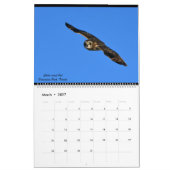 Twee pagina MediumCalendar, Wit Kalender (Mar 2027)