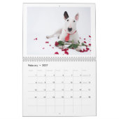 Twee pagina MediumCalendar, Wit Kalender (Feb 2027)