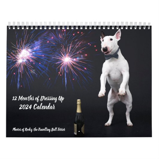 Twee pagina MediumCalendar, Wit Kalender (Hoes)