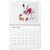 Twee pagina MediumCalendar, Wit Kalender (Jan 2027)