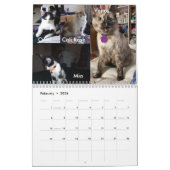 Twee pagina MediumCalendar, Wit Kalender (Feb 2026)