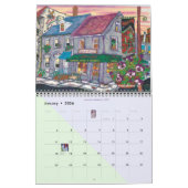 Twee pagina MediumCalendar, Wit Kalender (Jan 2026)