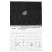 Twee pagina MediumCalendar, Wit Kalender (Jan 2027)