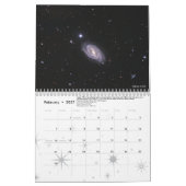 Twee pagina MediumCalendar, Wit Kalender (Feb 2027)