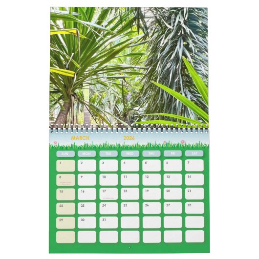 Twee pagina MediumCalendar, Wit Kalender (Mar 2026)