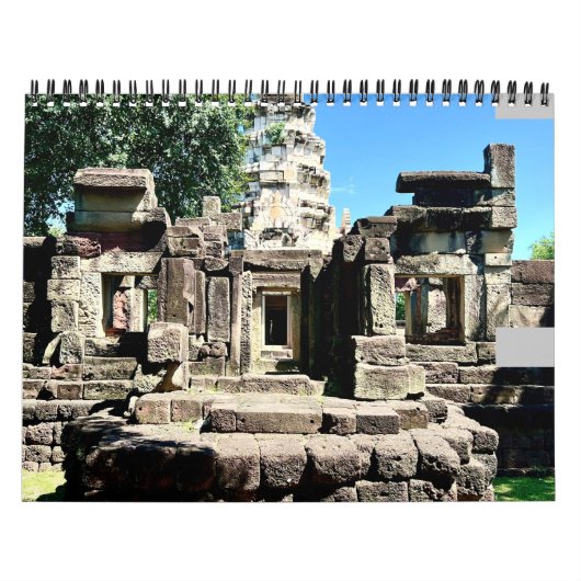 Twee pagina MediumCalendar, Wit Kalender (Hoes)