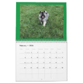 Twee pagina MediumCalendar, Wit Kalender (Feb 2026)