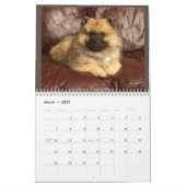 Twee pagina MediumCalendar, Wit Kalender (Mar 2027)