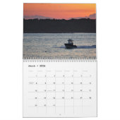 Twee pagina MediumCalendar, Wit Kalender (Mar 2026)