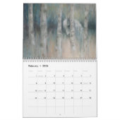 Twee pagina MediumCalendar, Wit Kalender (Feb 2026)