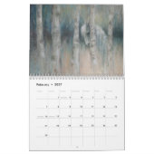 Twee pagina MediumCalendar, Wit Kalender (Feb 2027)