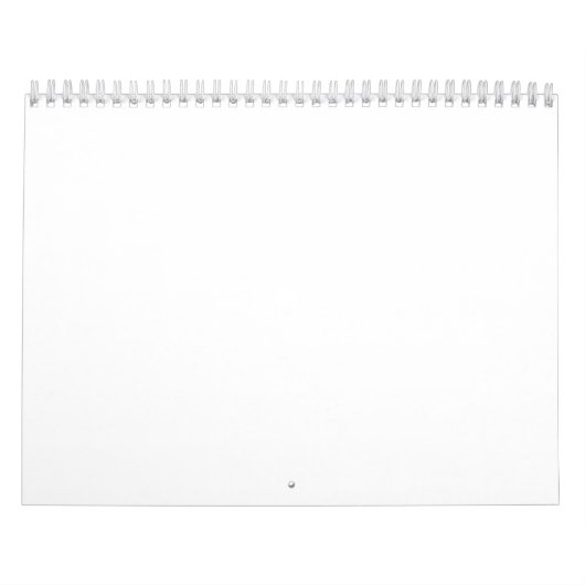 Twee pagina MediumCalendar, Wit Kalender (Hoes)