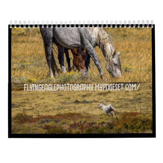 Twee pagina MediumCalendar, Wit Kalender (Achterkant)