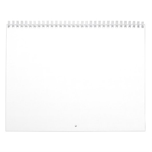 Twee pagina MediumCalendar, Wit Kalender (Hoes)