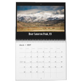 Twee pagina MediumCalendar, Wit Kalender (Mar 2027)