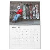 Twee pagina MediumCalendar, Witte Kalender (Feb 2026)