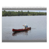 Twee pagina MediumCalendar, Witte Kalender (Hoes)