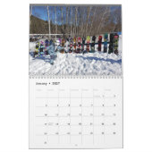 Twee pagina MediumCalendar, Witte Kalender (Jan 2027)