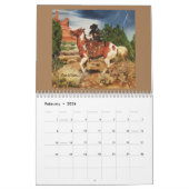Twee pagina MediumCalendar, Witte Kalender (Feb 2026)