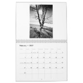 Twee pagina MediumCalendar, Witte Kalender (Feb 2027)