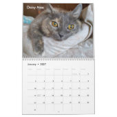Twee pagina MediumCalendar, Witte Kalender (Jan 2027)