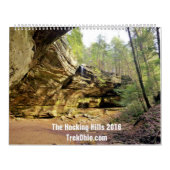 Twee pagina's, groot kalender - Hocking Hills 2016 (Hoes)