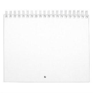 Twee pagina's kalender, klein, 7-inch x11" kalender