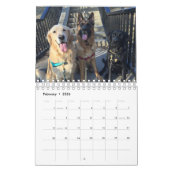 Twee pagina's, kleine, witte agenda kalender (Feb 2026)