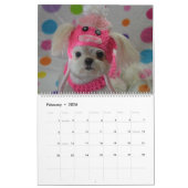 Twee pagina's: LargeCalendar, White Calendar Kalender (Feb 2026)