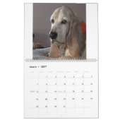 Twee pagina's: LargeCalendar, wit Kalender (Mar 2027)