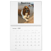 Twee pagina's: LargeCalendar, wit Kalender (Jan 2027)