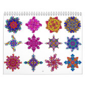 Twee pagina's Medium 2024 Mandala Kalender (Hoes)