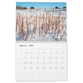 Twee pagina's Medium Kalender, Wit Kalender (Feb 2026)
