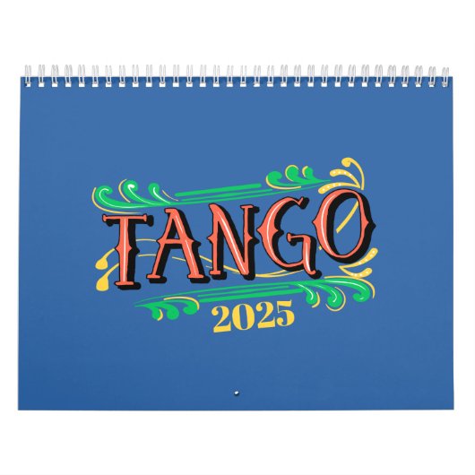 Twee pagina's Medium ONLY 2025 Tango Art en quotes Kalender (Hoes)