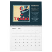 Twee pagina's Medium ONLY 2025 Tango Art en quotes Kalender (Jan 2027)