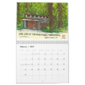 Twee pagina's, middelgroot, witte agenda kalender (Feb 2027)