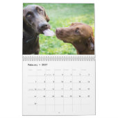 Twee pagina's, middelgroot, witte agenda kalender (Feb 2027)