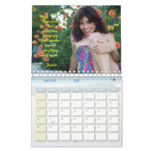 Twee pagina's: SmallCalendar, White / 12 Pic en 12 Kalender (Jan 2026)