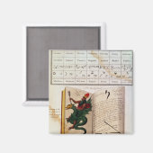 Twee pagina's van 'The Magus' Magneet (Voorkant / Achterkant)