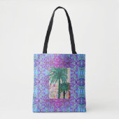 Twee palmbomen tote bag (Voorkant)