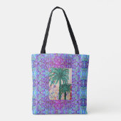 Twee palmbomen tote bag (Achterkant)