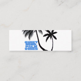 Twee palmbomen wanddecoratie | Tropisch minimalist Mini Visitekaartje