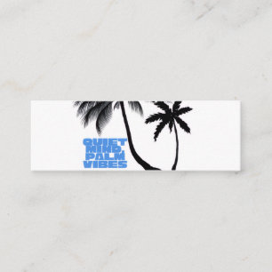 Twee palmbomen wanddecoratie   Tropisch minimalist Mini Visitekaartje