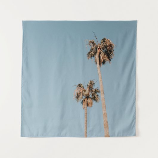 Twee palmbomen wandkleed (Voorkant)
