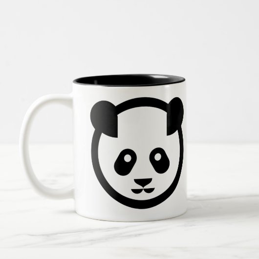 Twee Panda-Mok Tweekleurige Koffiemok (Links)